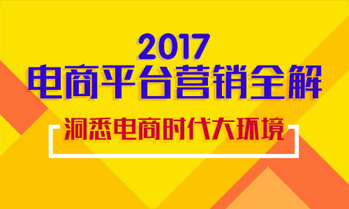 2017电商平台营销精讲